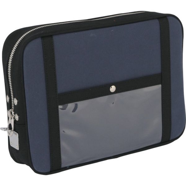 【メーカー在庫あり】 PLLU03 三栄産業(株) SANEI 帆布メール用ポーチ(LL)馬蹄錠金具付 紺 PLL-U-03 HD店