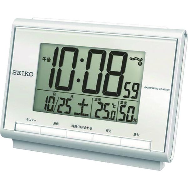 【メーカー在庫あり】 セイコータイムクリエーション(株) SEIKO 温湿度付き電波時計 SQ698 ...