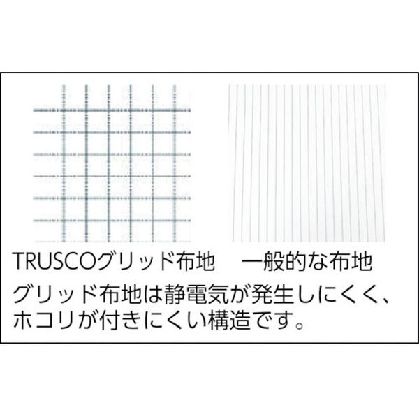 ヒロチー商事 ハーレー 楽天市場店の【メーカー在庫あり】 TCRAW トラスコ中山(株) TRUSCO クリーンルーム用エプロン 白 TCRA-W HD店｜アングル2