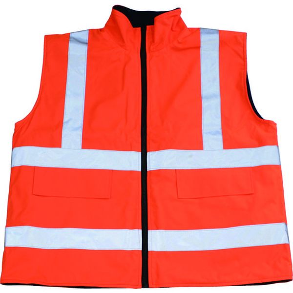 【メーカー在庫あり】 TFABORXL トラスコ中山(株) TRUSCO フリース付安全ベスト XL オレンジ TFAB-OR-XL HD店
