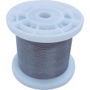 【メーカー在庫あり】 TSY8VCLR (株)ニッサチェイン ニッサチェイン 透明コーティングワイヤロープ 0.85mm×100m TSY8V-CLR HD店