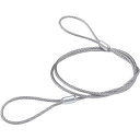 【メーカー在庫あり】 Y49 ステンレスカットワイヤー アルミカシメ 2.0X300mm (1本=1PK) Y-49 HD店