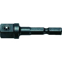 【メーカー在庫あり】 長堀工業(株) ナック ドライバーアダプター6.35x対辺四角9.52mmx50Lボール止付 3DA305NB HD店