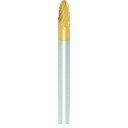 【メーカー在庫あり】 (株)ナカニシ ナカニシ チタンコート超硬カッター 砲弾型 ダブルカット φ3×6×軸φ3 21241 HD店