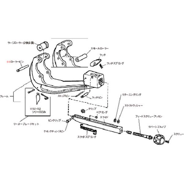 【メーカー在庫あり】 Ridge RIDGID チューブカッター用パーツ ローラー F/151 32097 HD店(4.0)