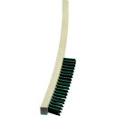 【メーカー在庫あり】 LESSMANN社 LESSMANN 4行 ロング木柄ハンドブラシ 鋼線 122401 HD店