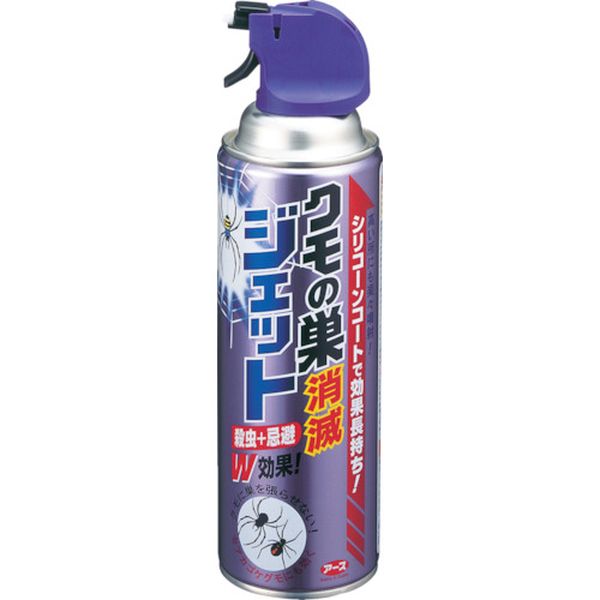 【メーカー在庫あり】 アース製薬(株) アース クモの巣消滅ジェット450ml 254214 HD店