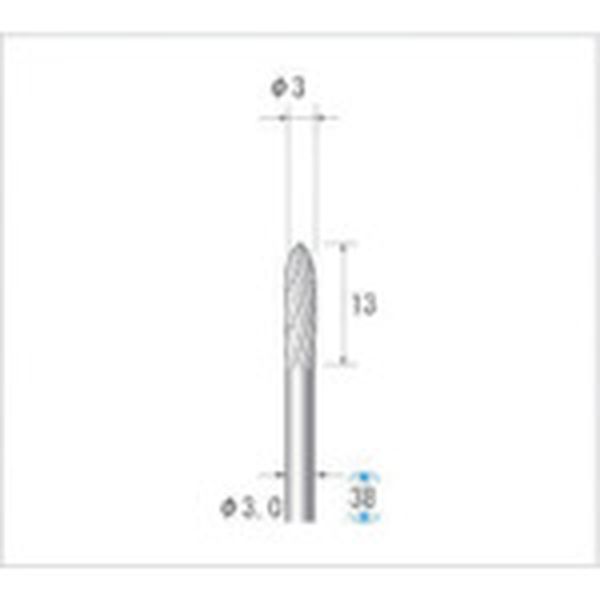 ・逆回転(左回転)グラインダーに取り付け、使用します。・自動機による左右加工が可能になります。・アップカット、ダウンカットや切り粉の排出方向が変わります。・面取り、バリ取りなどの仕上げ研磨に幅広く使用できます。・最高使用回転数(rpm):50000・刃径(mm):3・刃長(mm):12.7・軸径(mm):3・全長(mm):38・形状:砲弾(ダブルカット)・生産国 日本・JANコード 4560264420823・質量 6g24726 HD