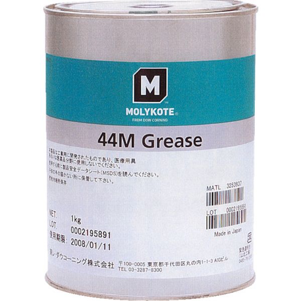 【メーカー在庫あり】 44M10 デュポン・東レ・スペシャルティ・マテリアル(株) モリコート 耐熱用 44Mグリース 1kg 稠度M 44M-10 HD店