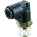 【メーカー在庫あり】 6R01ML 千代田通商(株) チヨダ フジメイルエルボ(樹脂) 6mm・R1/8 6R-01ML HD店