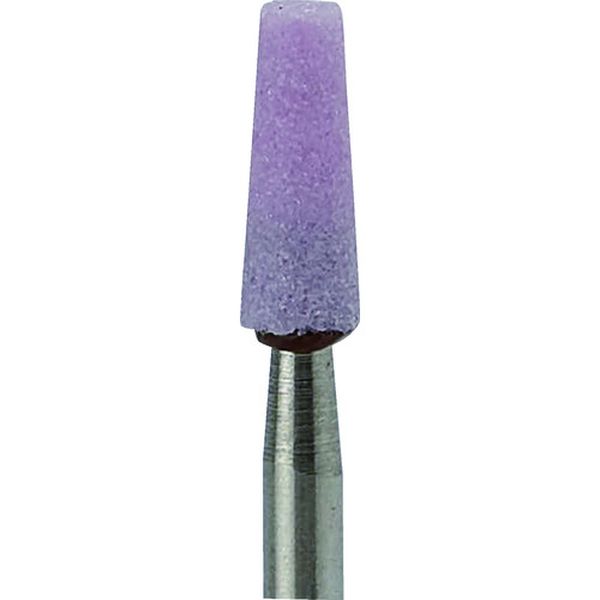 【メーカー在庫あり】 (株)ナカニシ ナカニシ ミニチュア軸付砥石 10本入 テーパー型 φ2.5×6×軸φ1.6 WA..