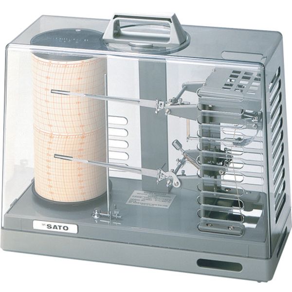 【メーカー在庫あり】 721000 (株)佐藤計量器製作所 佐藤 シグマ2型温湿度記録計 7210-00 HD店