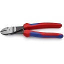 【メーカー在庫あり】 KNIPEX社 KNIPEX 強力型ニッパー 12°オフセット型 200mm 7422-200 HD