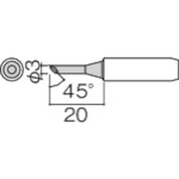 【メーカー在庫あり】 900LT3CF 白光(株) 白光 こて先 3C型 面のみ 900L-T-3CF HD店