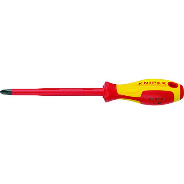 【メーカー在庫あり】 982400 KNIPEX社 KNIPEX (＋) 絶縁ドライバー 1000V 9824-00...
