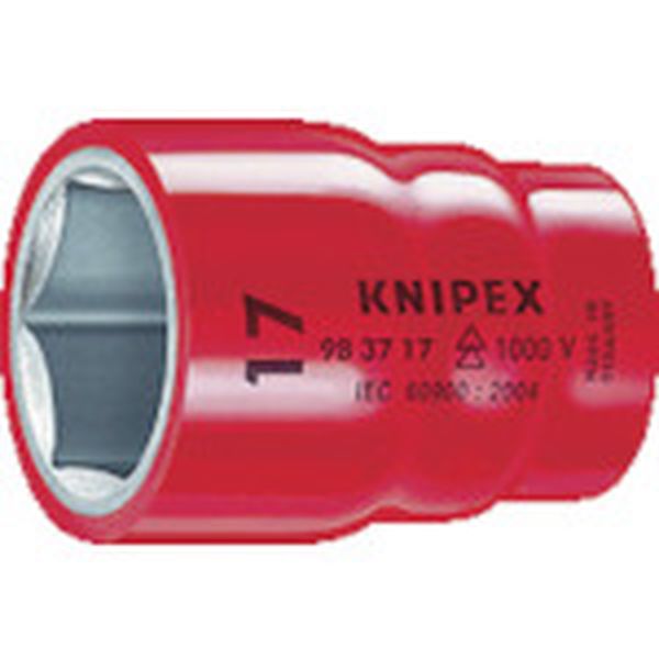 【メーカー在庫あり】 983738 KNIPEX社 KNIPEX 絶縁ソケット 3/8X3/8mm 9837-3/8 HD店
