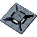 【メーカー在庫あり】 ABMMATD0 マウントベース アクリル系粘着テープ付き 耐候性黒(500個入) ABMM-AT-D0 HD店