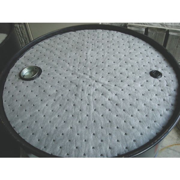 【メーカー在庫あり】 吸収材(シートタイプ) 油吸収材 ドラム缶用マット (25枚入) ...