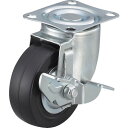【メーカー在庫あり】 ALG50RHS (株)ワコーパレット ワコー エアーキャスター(自在車ストッパー付) 50mm ゴム車 ALG-50-RHS HD店(4)