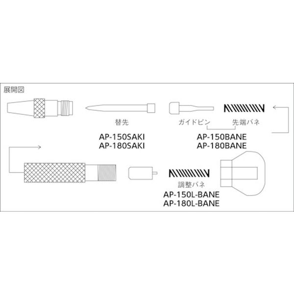 【メーカー在庫あり】 AP180 トラスコ中山(株) TRUSCO 超硬自動ポンチ 160mm AP-180 HD店 2