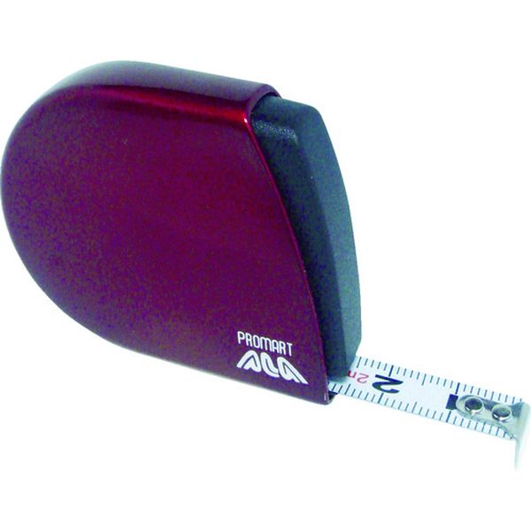 【メーカー在庫あり】 原度器(株) プロマート コンベックス ミニメジャー ALA 2m 8mm レッド スチールテープ ASK0820R HD店