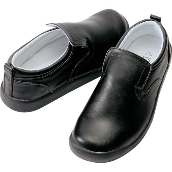 ・日本人の足形に合わせて設計された履きやすい靴です。(オブリーク型)・耐油底で滑りにくいです。・寸法(cm):28・足幅サイズ:EEE・色:ブラック・甲被：合成皮革・底：EVA＋合成ゴム・生産国 中国・JANコード 4932514960432・質量 220gAZ-4436-010-28-0楽天 HD店　