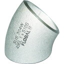 【メーカー在庫あり】 B45EL10S65A フローバル(株) フローバル 45°エルボ(ロング)S10S 09100027 B-45EL-10S-65A HD...