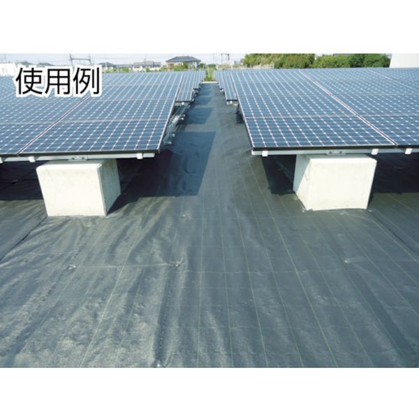 ヒロチー商事 ハーレー 楽天市場店の【メーカー在庫あり】 BB22182X100 日本ワイドクロス(株) ワイドクロス 強力防草シートBB2218-2×100 ブラック BB2218-2X100 HD店｜アングル3