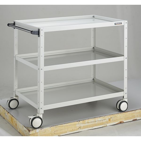 【メーカー在庫あり】 BDW993DW ツールワゴン バーディワゴン 900X600XH880 ウレタン双輪 ホワイト BDW..