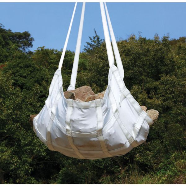 ・繊維製のベルトモッコなので建築、土木での荷役作業が安全に行えます。・ポリエステルシート付ですので、砕石や砂利などの運搬にも最適です。・繊維製なので、癖もつかず、収納も楽に行えます。・建築・土木工事、港湾荷役作業など。・最大使用荷重(t)：1・吊手長さ(mm)：1000・幅(mm)：900・長さ(mm)：900・網目(mm)：250・タイプ：シート付・ベルト幅(mm)：50・ポリエステルシート付・ポリエステル100％・生産国 日本・JANコード 4571324203898・質量 3kg・コード：433-8171 ・品目：BM3H09BM3H-09楽天 HD店