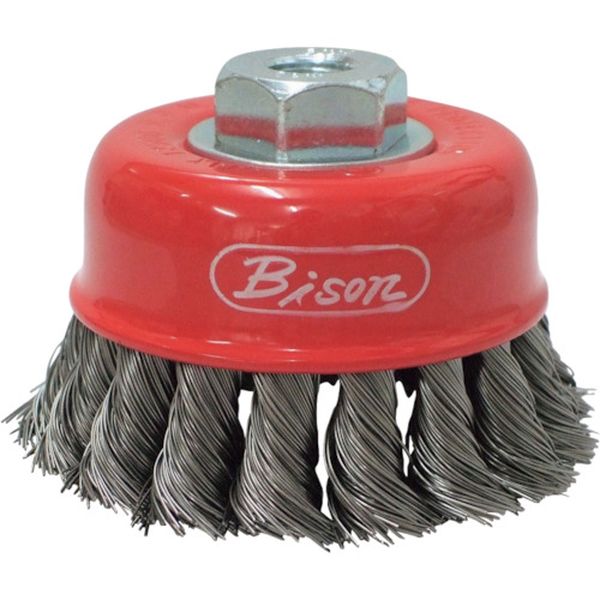 【メーカー在庫あり】 BS65M10035 (株)クロダブラシ クロダブラシ バイソンひねりワイヤーカップブラシ(0.35) BS65M10-035 HD店
