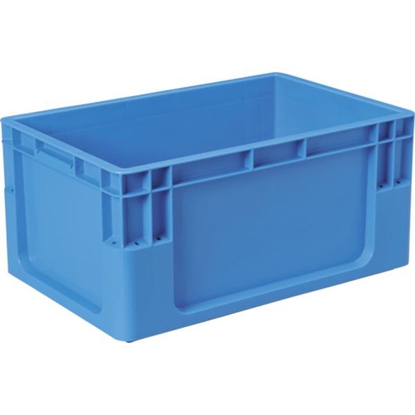 【メーカー在庫あり】 C1 DICプラスチック(株) DIC C型コンテナ ボックス型 外寸：W589×D389×H280 青 C..