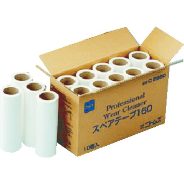 【メーカー在庫あり】 (株)ニトムズ ニトムズ ウェアクリーナー160スペア (10巻入) C2960 HD店