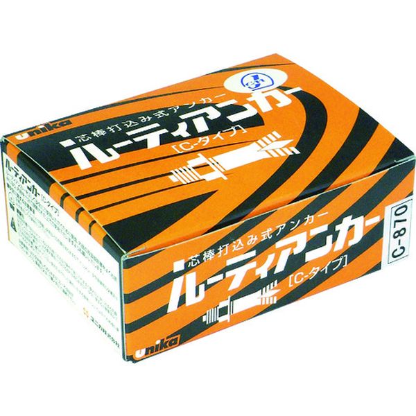 【メーカー在庫あり】 C850D ユニカ(株) ユニカ ルーティアンカー Cタイプ(溶融亜鉛メッキ) 50本入り C-850D HD店
