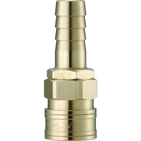 【メーカー在庫あり】 長堀工業(株) ナック クイックカップリング AL40型 真鍮製 ホース取付用 CAL46SH2 HD