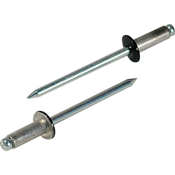 【メーカー在庫あり】 (株)ロブテックス エビ カラーリベット ブラック 5-4 (1000本入) CNSA54B HD店