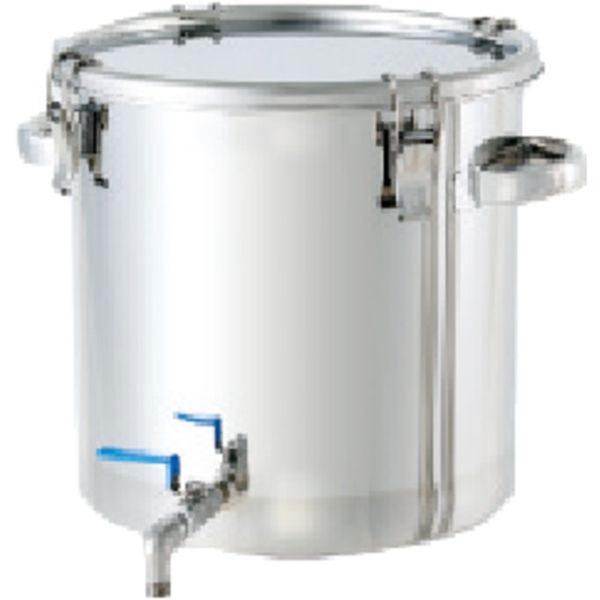【メーカー在庫あり】 CTHV36 MONOVATE(株) MONOVATE ステンレスタンク ストレート密閉タンク(ボールバルブ付) 36L CTHV-36 HD店