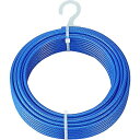 【メーカー在庫あり】 CWP4S20 トラスコ中山(株) TRUSCO メッキ付ワイヤーロープ PVC被覆タイプ Φ4(6)mmX20m CWP-4S20 HD...