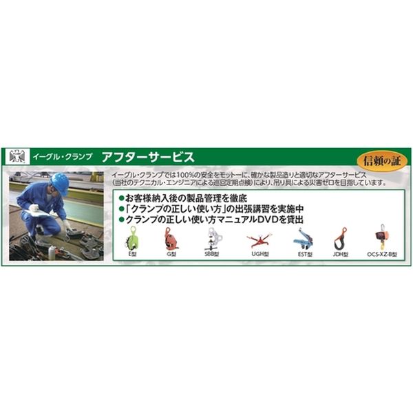 【メーカー在庫あり】 E500320 イーグル・クランプ(株) イーグル 縦つり用軽量クランプ E-500kg(3-20) E-500-3-20 HD店