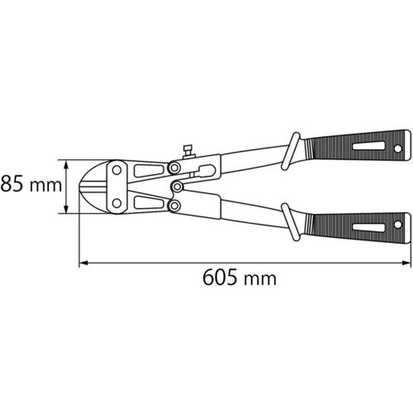 【メーカー在庫あり】 (株)ロブテックス エビ ボルトクリッパー 600mm EBC600 HD店