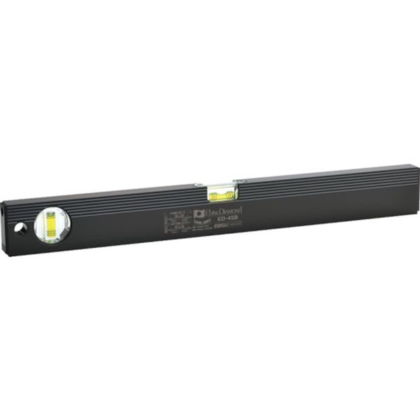 【メーカー在庫あり】 ED45B (株)エビス エビスダイヤモンド ベーシックレベルブラック 450mm ブラック/グリーン ED-45B HD店