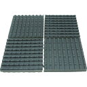 【メーカー在庫あり】 EGH002 和気産業(株) WAKI HYPER防振ゴム 10X75X75mm (4個入) EGH-002 HD店(4)