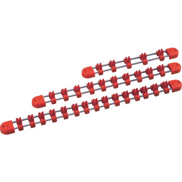 【メーカー在庫あり】 京都機械工具(株) KTC 9.5sq.ソケットホルダー 差込角9.5mm 差込数15個 全長365mm EHB315 HD店