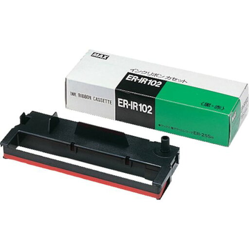 【メーカー在庫あり】 ERIR102 マックス(株) MAX タイムレコーダ用インクリボン黒・赤2色 ER-IR102 HD店 【メーカー在庫あり】 ERIR102 マックス(株) MAX タイムレコーダ用インクリボン黒・赤2色 ER-IR102 HD店