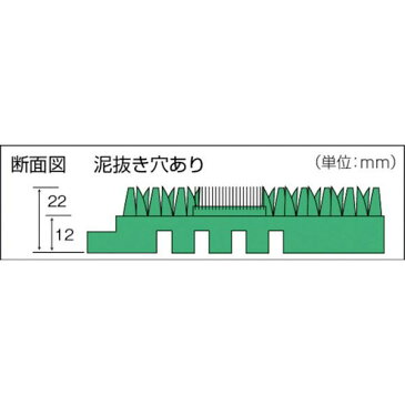 【メーカー在庫あり】 山崎産業(株) コンドル （屋外用マット）エバックブラシハードマットYL ＃6 グレー F-117-6 HD