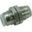 【メーカー在庫あり】 F800BUW 千代田通商(株) チヨダ ファイブバルクヘッドユニオン W(白)8mm F8-00BUW HD店