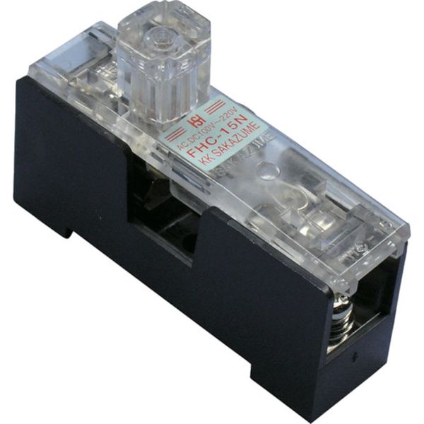 【メーカー在庫あり】 FHC15N (株)坂詰製作所 サカズメ ヒューズホルダー（溶断時赤ネオン点灯） FHC-15N HD店