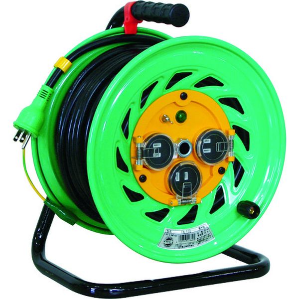 【メーカー在庫あり】 FWE33 日動工業(株) 日動 電工ドラム 屋外型 アース付 30m FW-E33 HD店