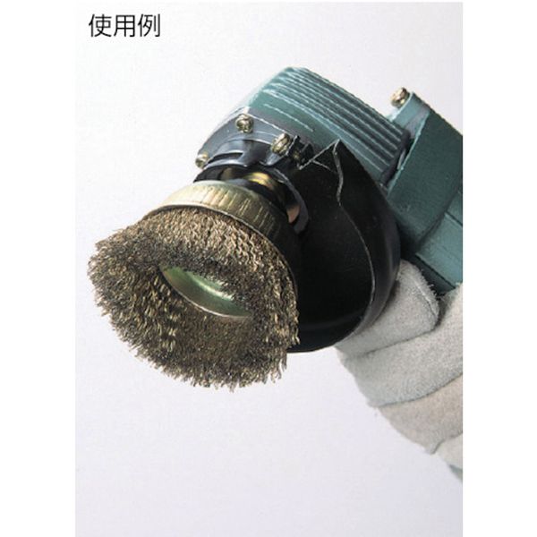【メーカー在庫あり】 GCB75 トラスコ中山(株) TRUSCO 電動工具用カップブラシ Φ75 真鍮メッキ 線径0.27 GCB-75 HD店