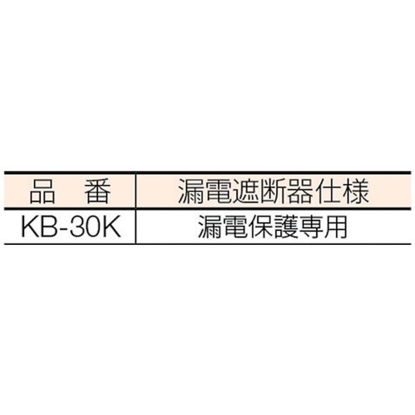 【メーカー在庫あり】 KB30K (株)ハタヤリミテッド ハタヤ コンセント盤固定型ブレーカーリール 単相100Vアース付 30m KB-30K HD店 3